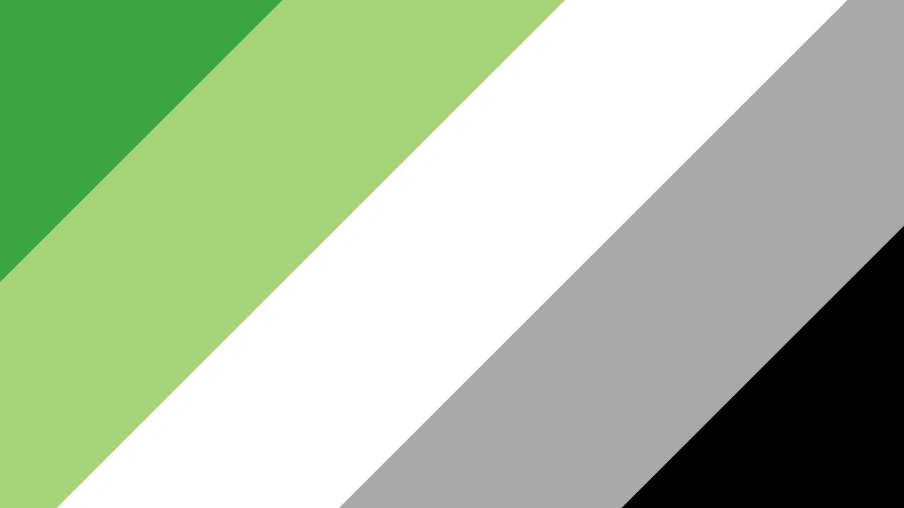 Aromantic Diagonal Pride Stripes desktop wallpaper in 4K