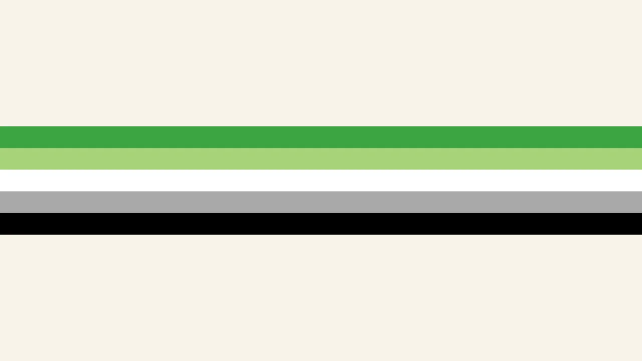Aromantic Minimalist Pride Stripe desktop wallpaper in 4K