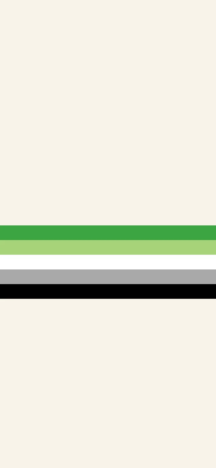 Aromantic Minimalist Pride Stripe wallpaper for iPhone and Android