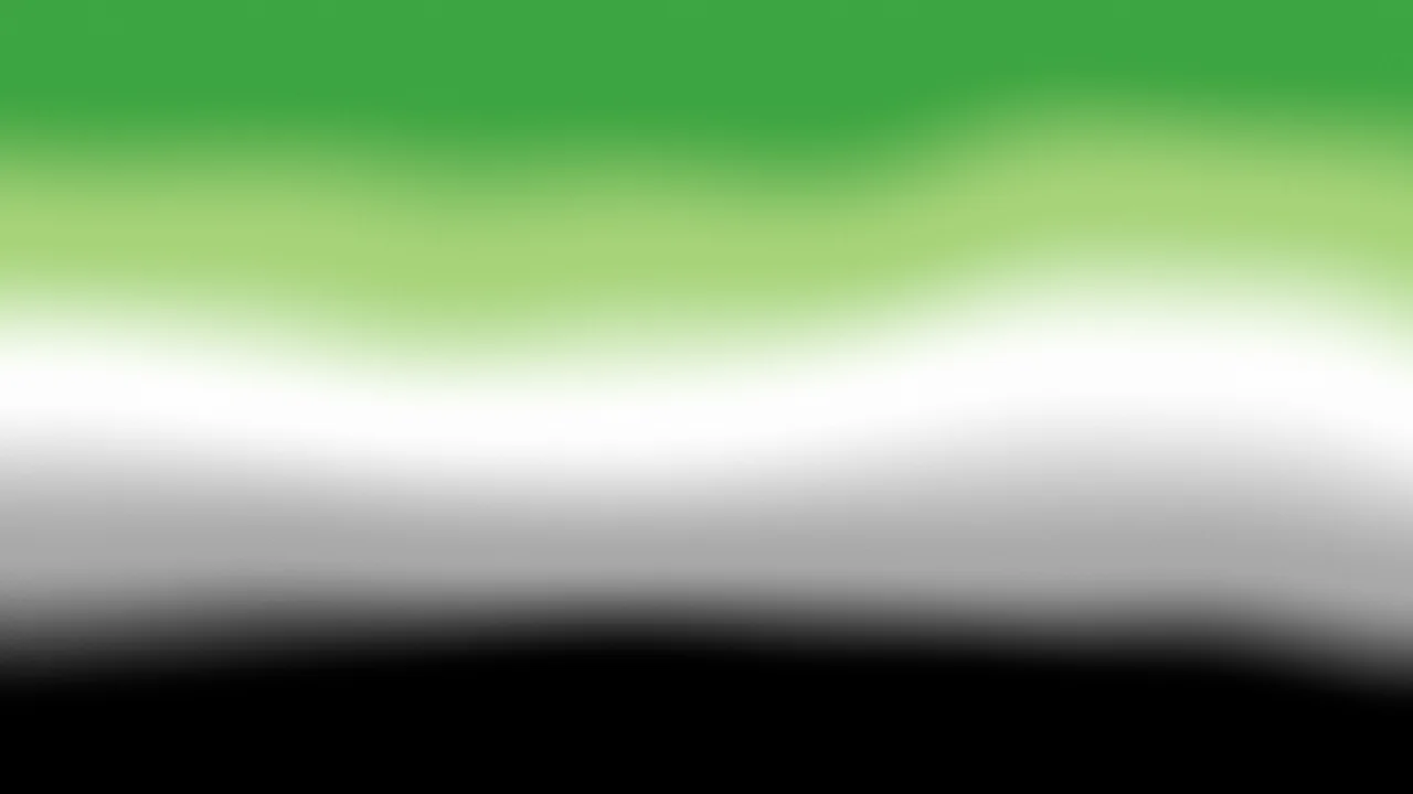 Aromantic Pride Gradient desktop wallpaper in 4K