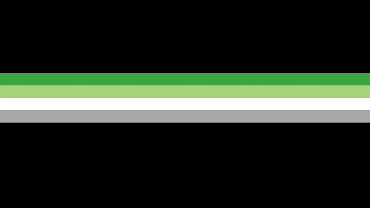 Aromantic Subtle Pride Stripe desktop wallpaper in 4K