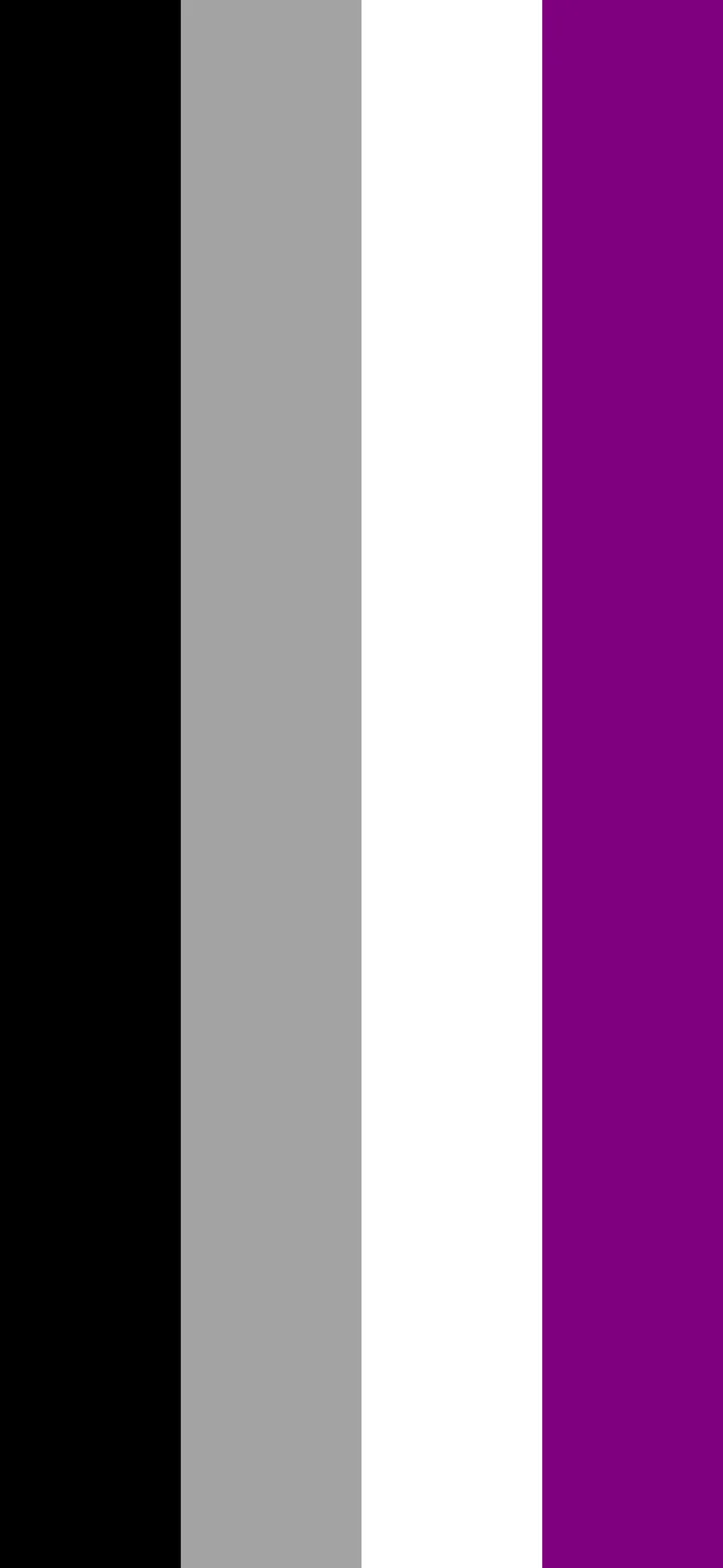 Asexual Vertical Pride Stripes wallpaper for iPhone and Android