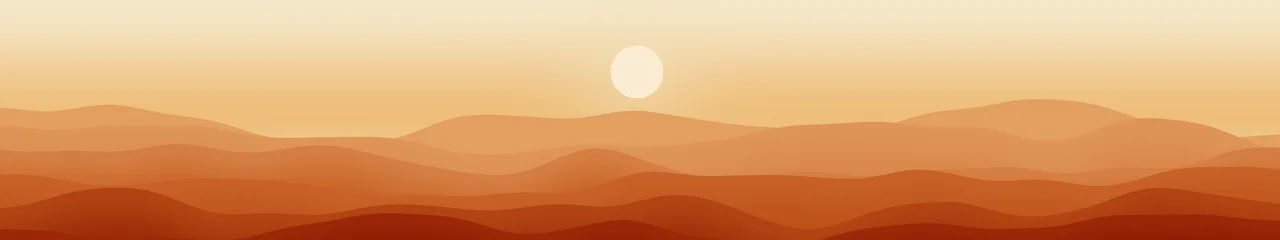 Autumn Minimalist Desert Dunes triple monitor wallpaper, 7680 × 1440
