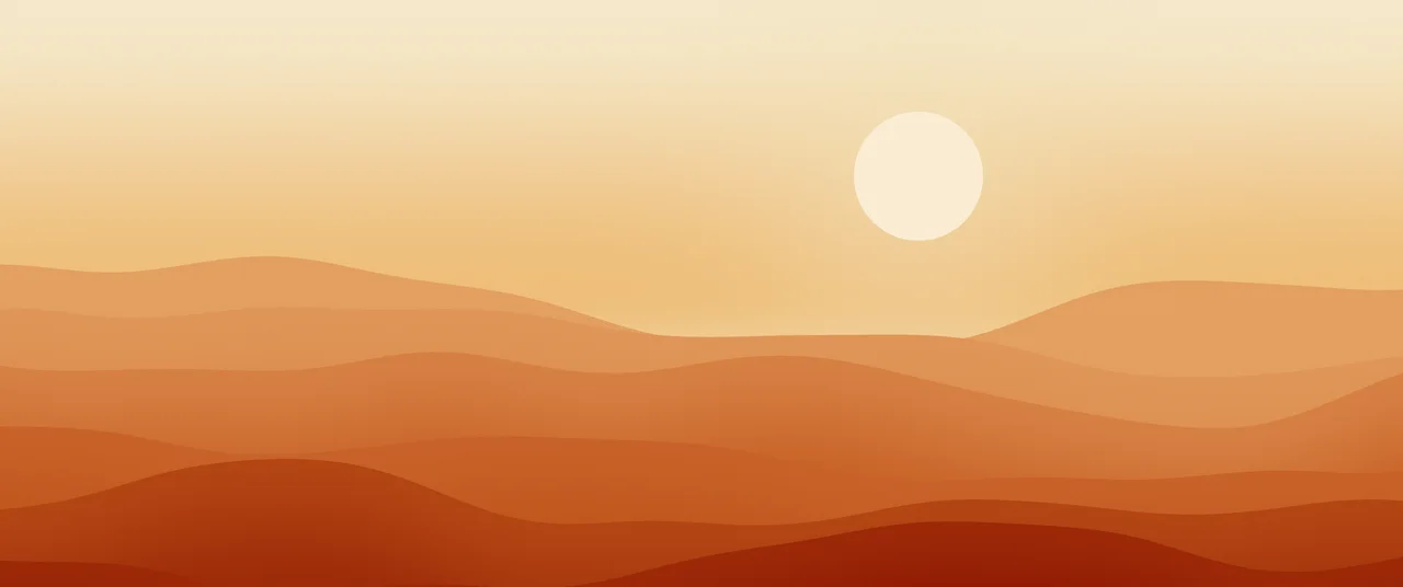 Autumn Minimalist Desert Dunes ultrawide wallpaper, 3440 × 1440