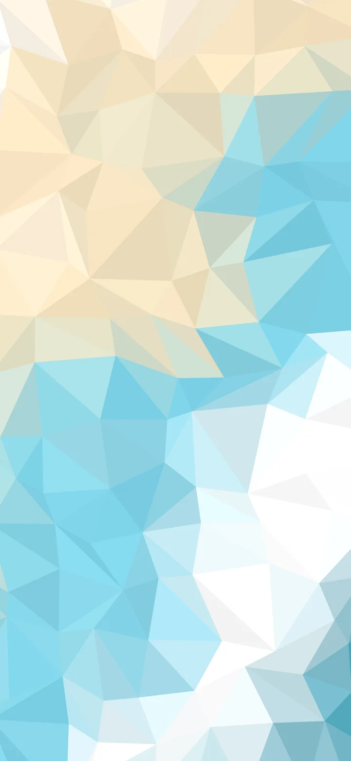 Beach Low Poly wallpaper for iPhone and Android