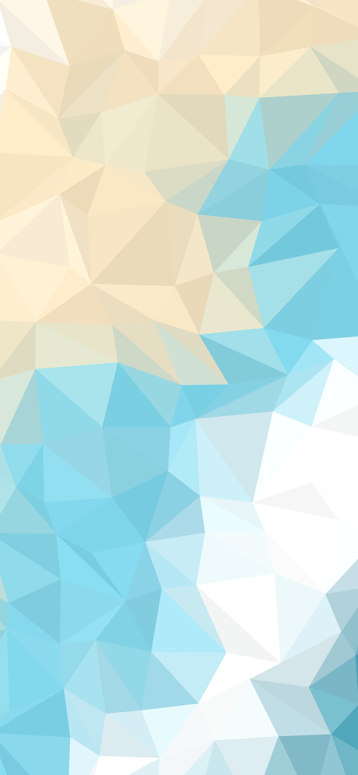Beach Low Poly wallpaper for iPhone and Android