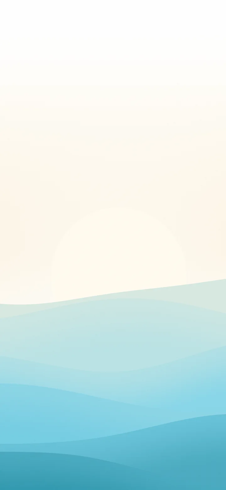 Beach Minimalist Sunset Hills wallpaper for iPhone and Android