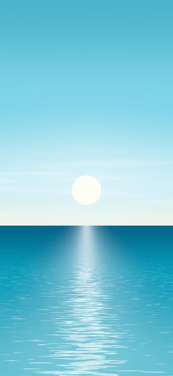 Beach Ocean Horizon wallpaper for iPhone and Android