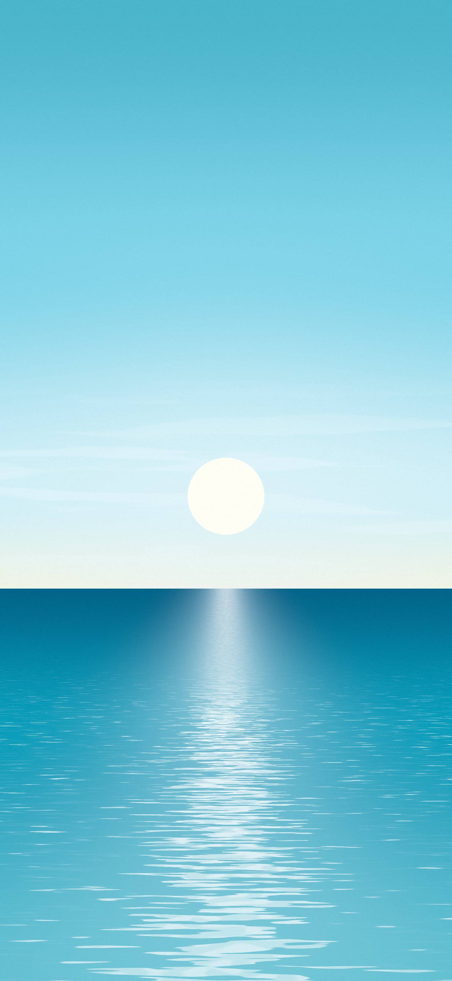 Beach Ocean Horizon wallpaper for iPhone and Android