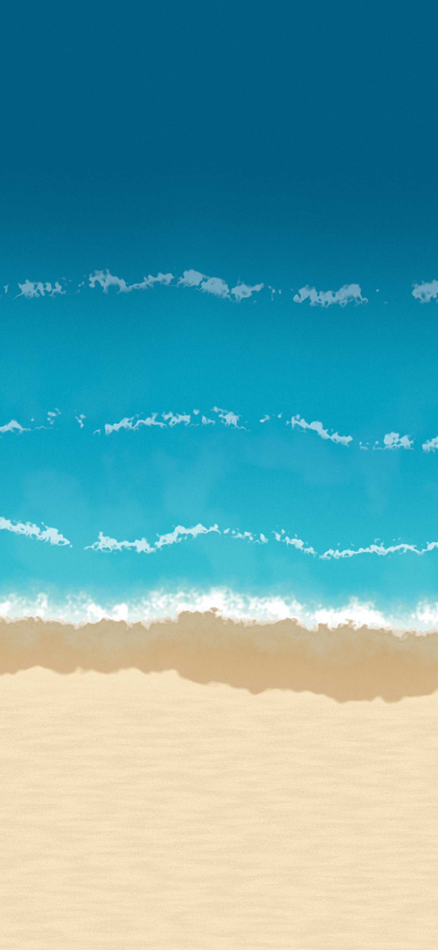Beach Shoreline wallpaper for iPhone and Android