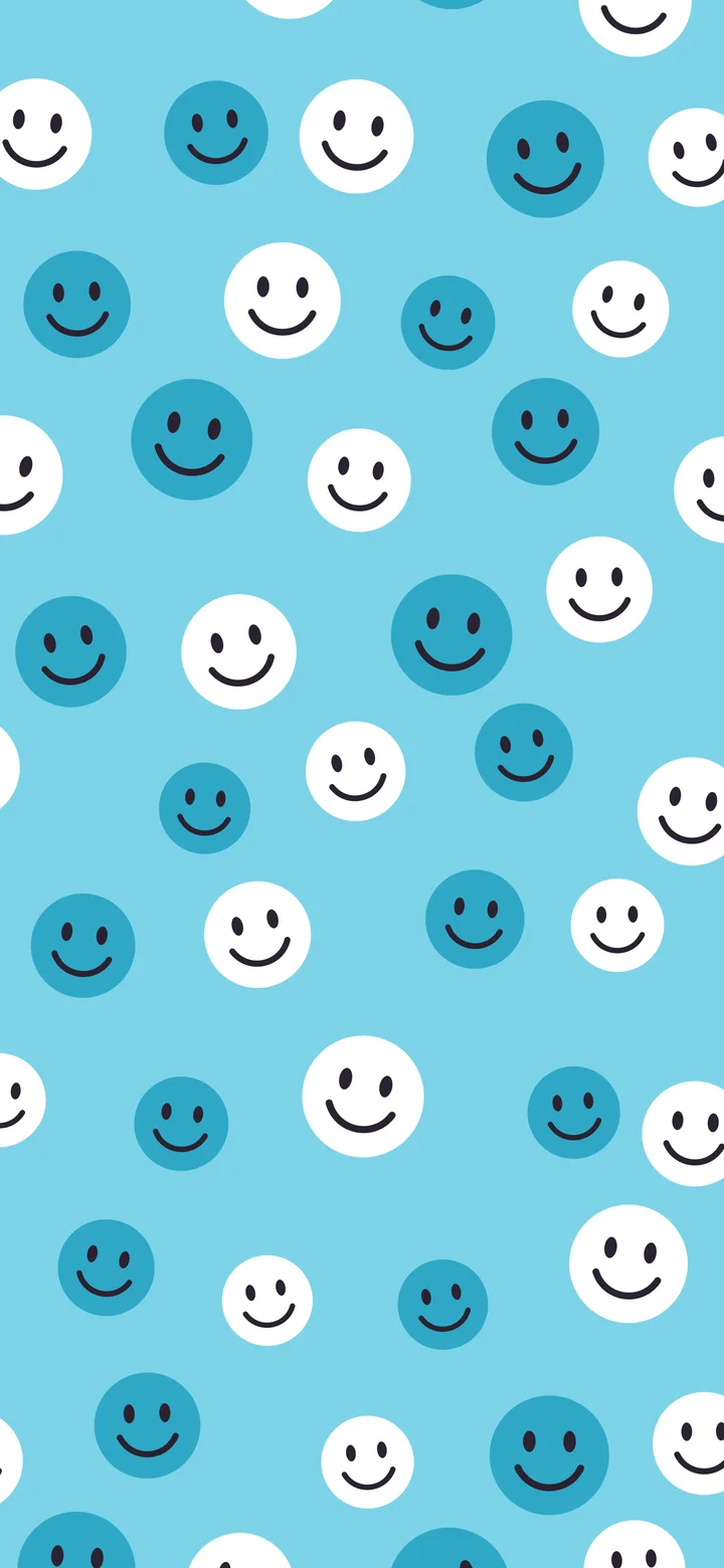 Beach Smiley Face Pattern wallpaper for iPhone and Android