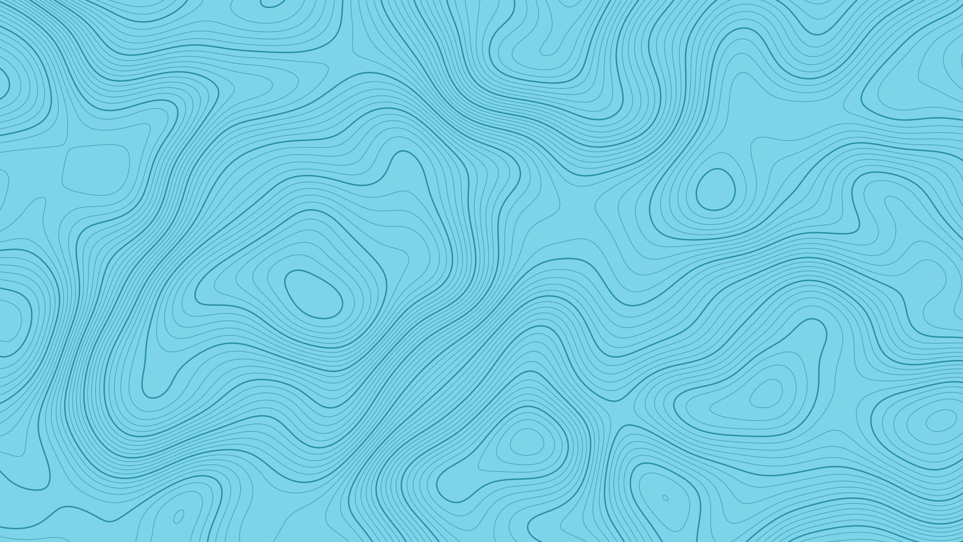 Beach Topographic Line desktop wallpaper in 4K