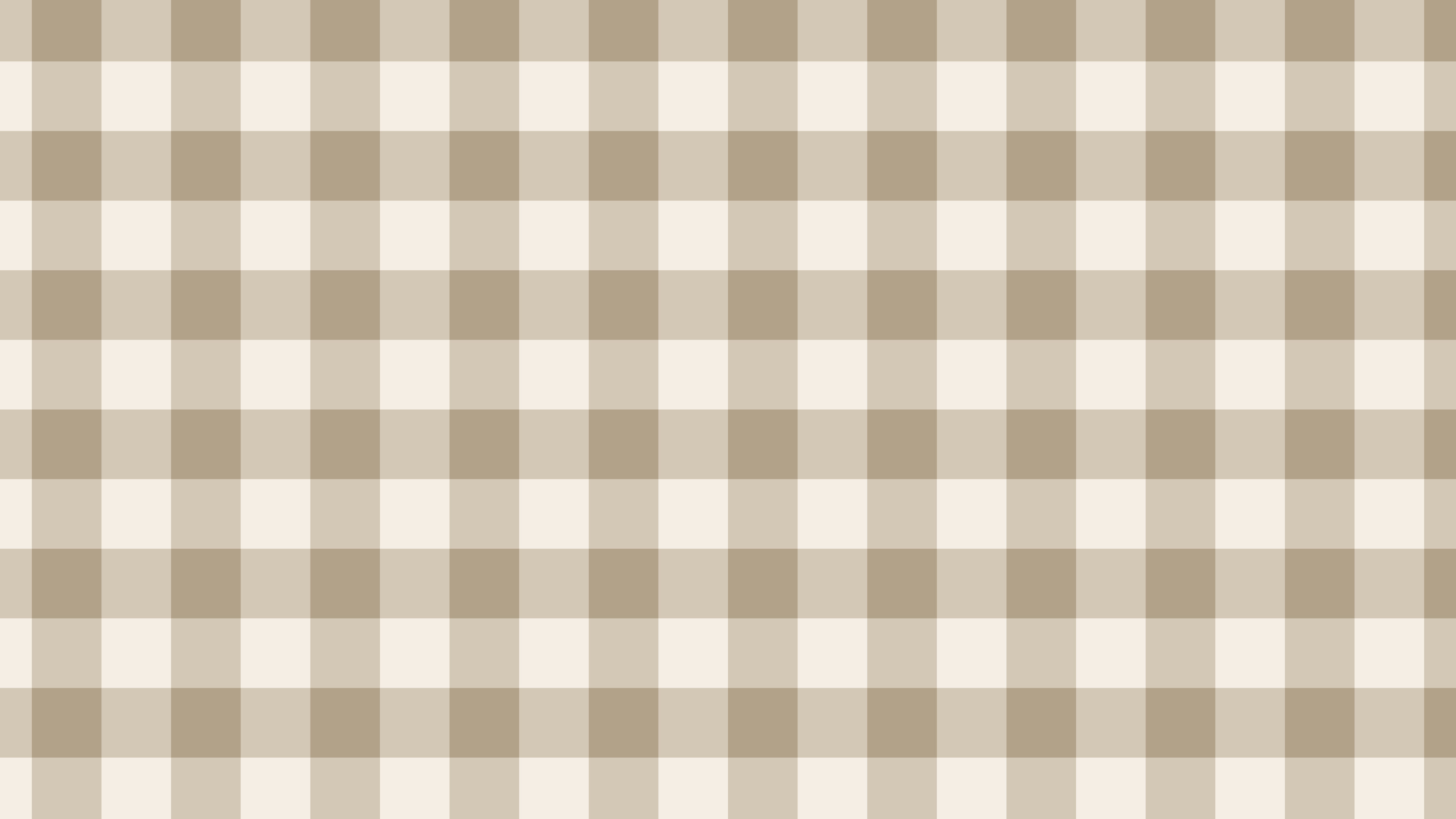 Beige and Brown Gingham desktop wallpaper in 4K