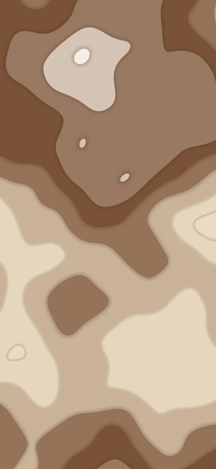 Beige and Brown Layered Topographic wallpaper for iPhone and Android