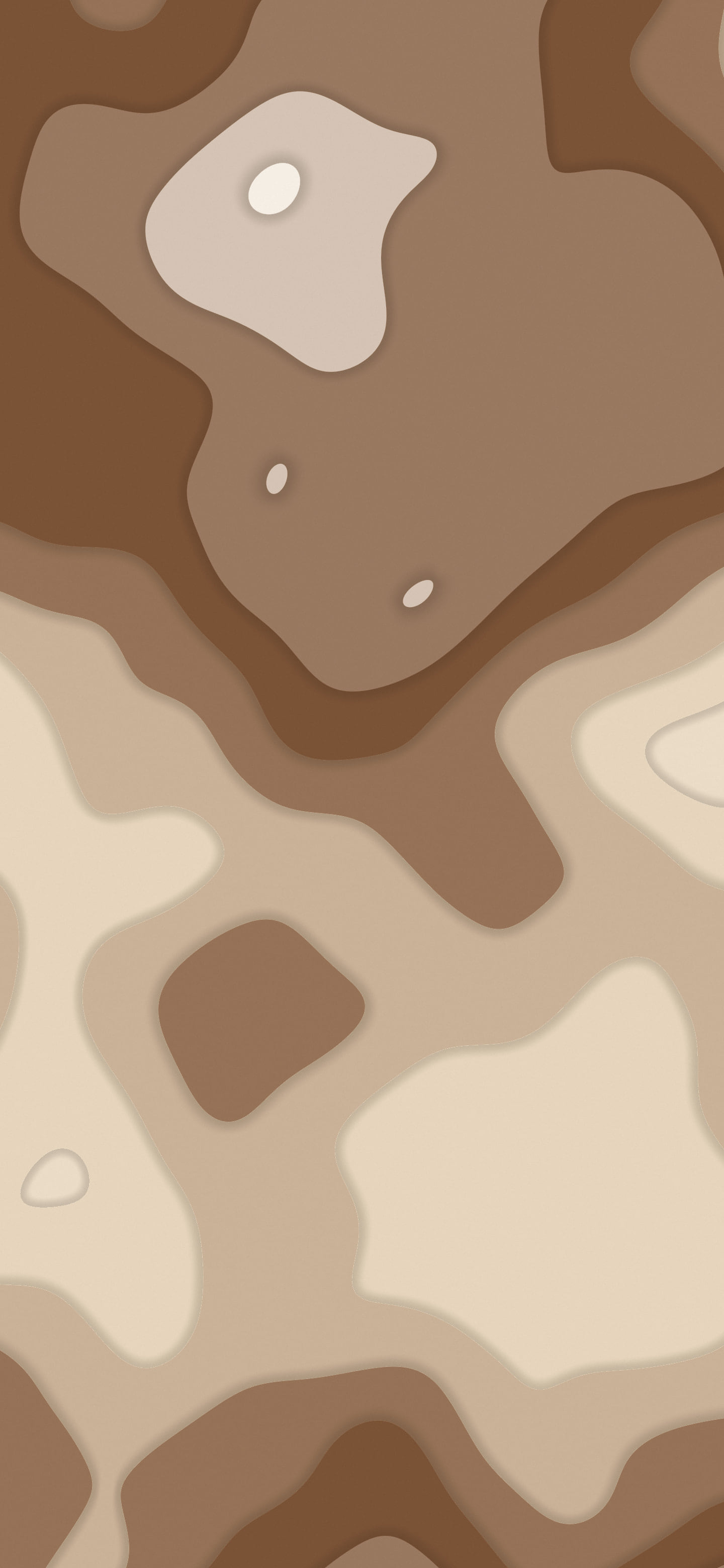 Beige and Brown Layered Topographic wallpaper for iPhone and Android