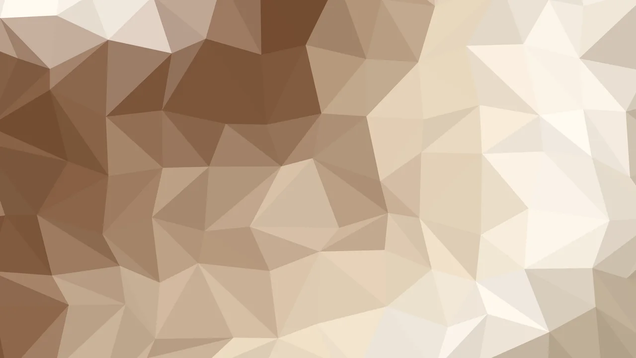 Beige and Brown Low Poly desktop wallpaper in 4K
