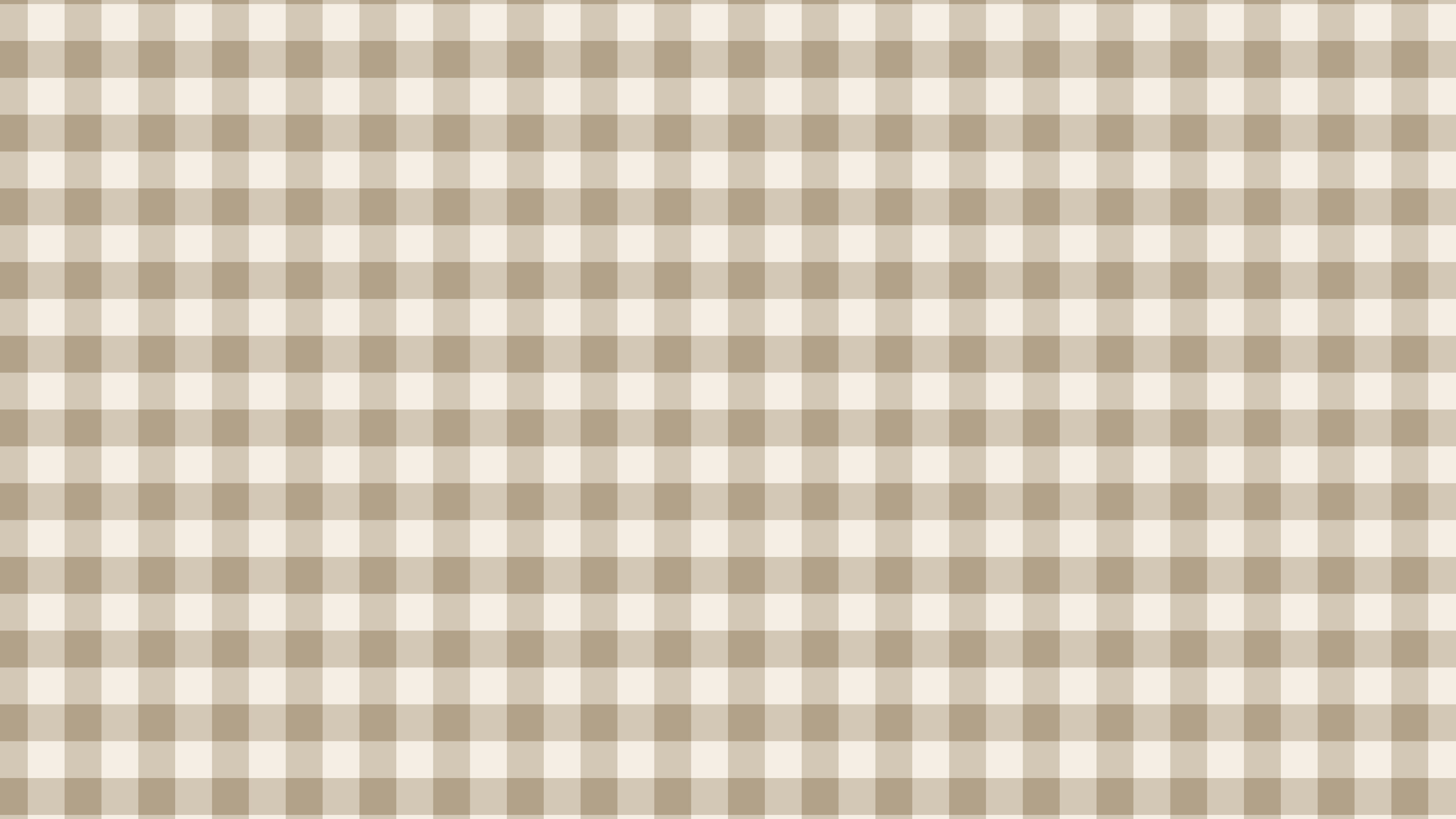 Beige and Brown Mini Gingham desktop wallpaper in 4K