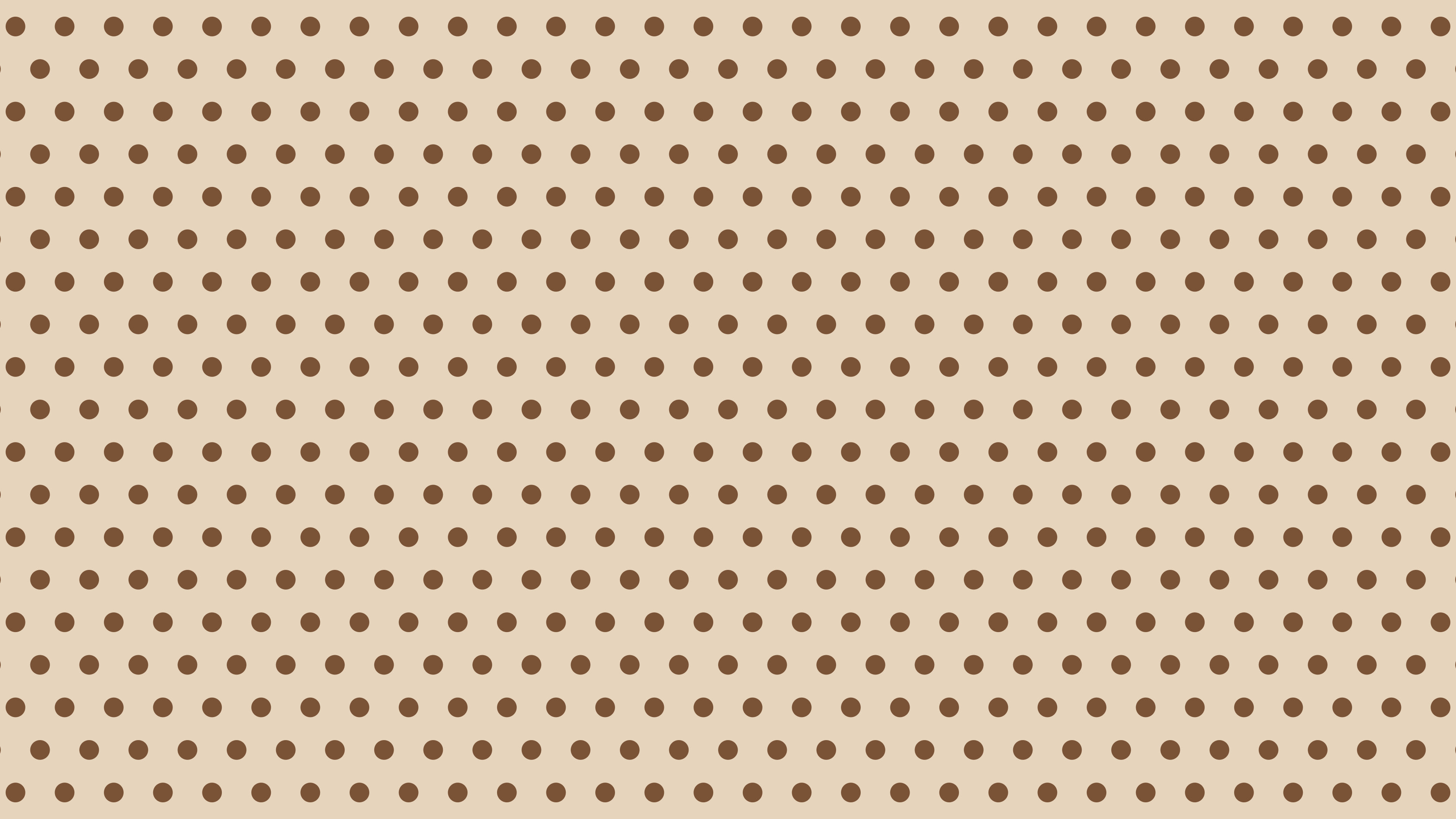 Beige and Brown Mini Polka Dot desktop wallpaper in 4K