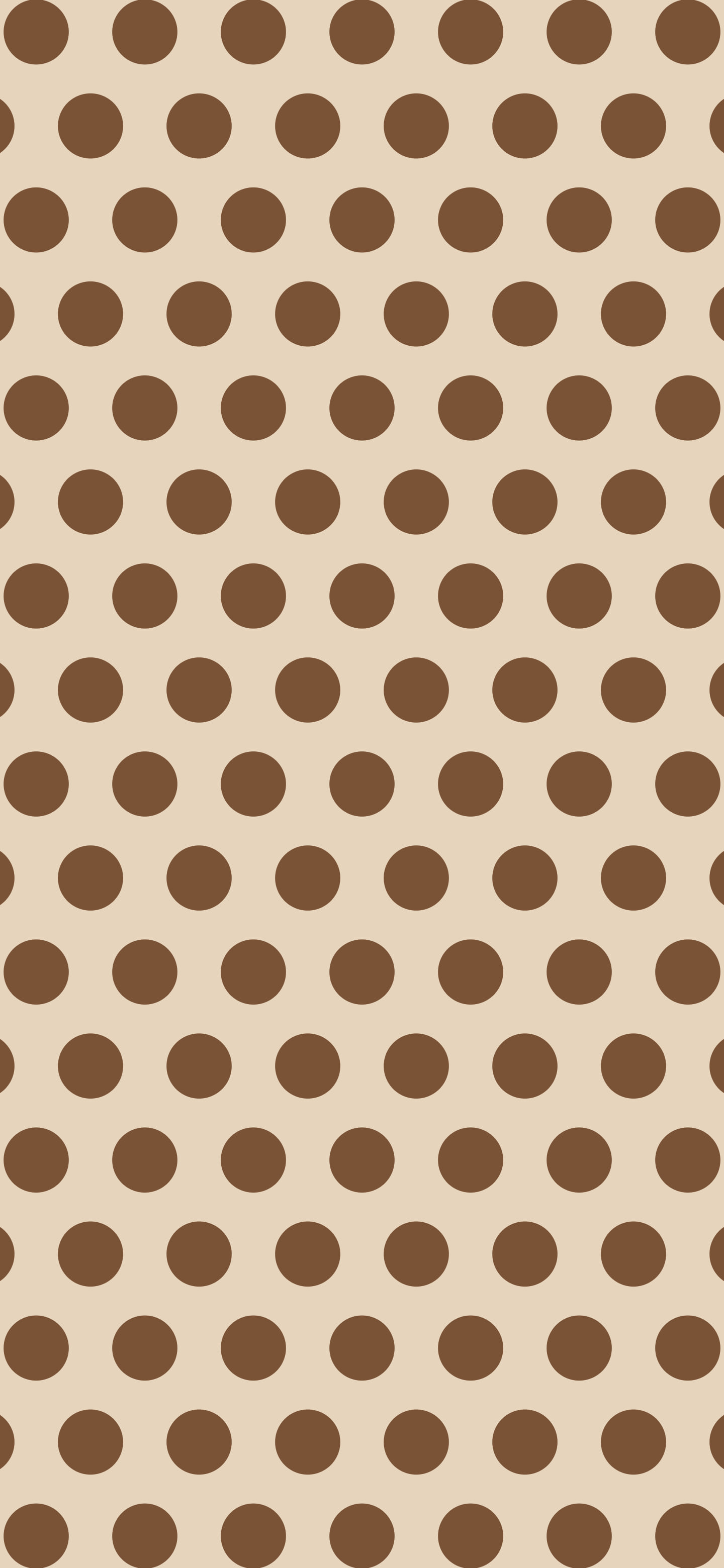 Beige and Brown Polka Dot wallpaper for iPhone and Android