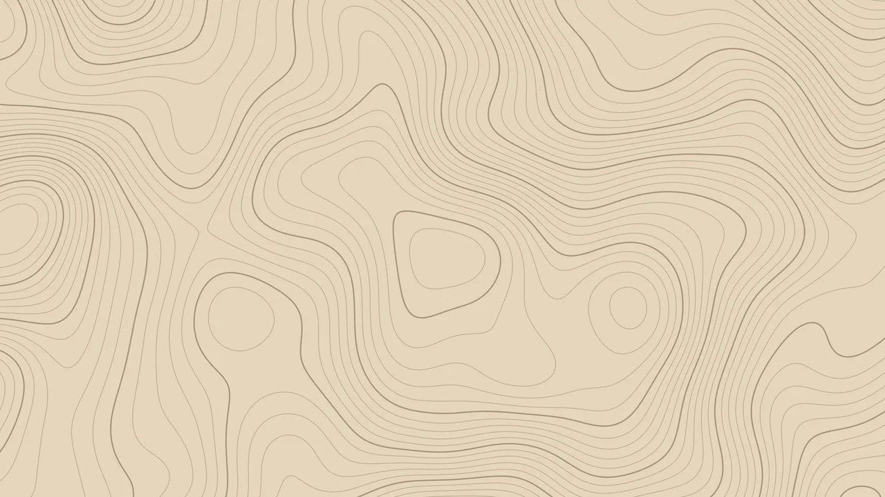 Beige and Brown Topographic Line desktop wallpaper in 4K