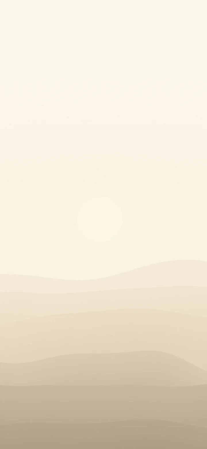 Beige and Cream Minimalist Desert Dunes wallpaper for iPhone and Android