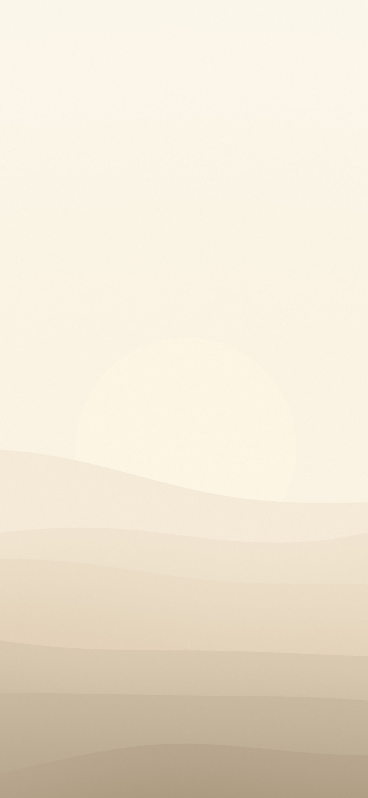 Beige and Cream Minimalist Sunset Hills wallpaper for iPhone and Android