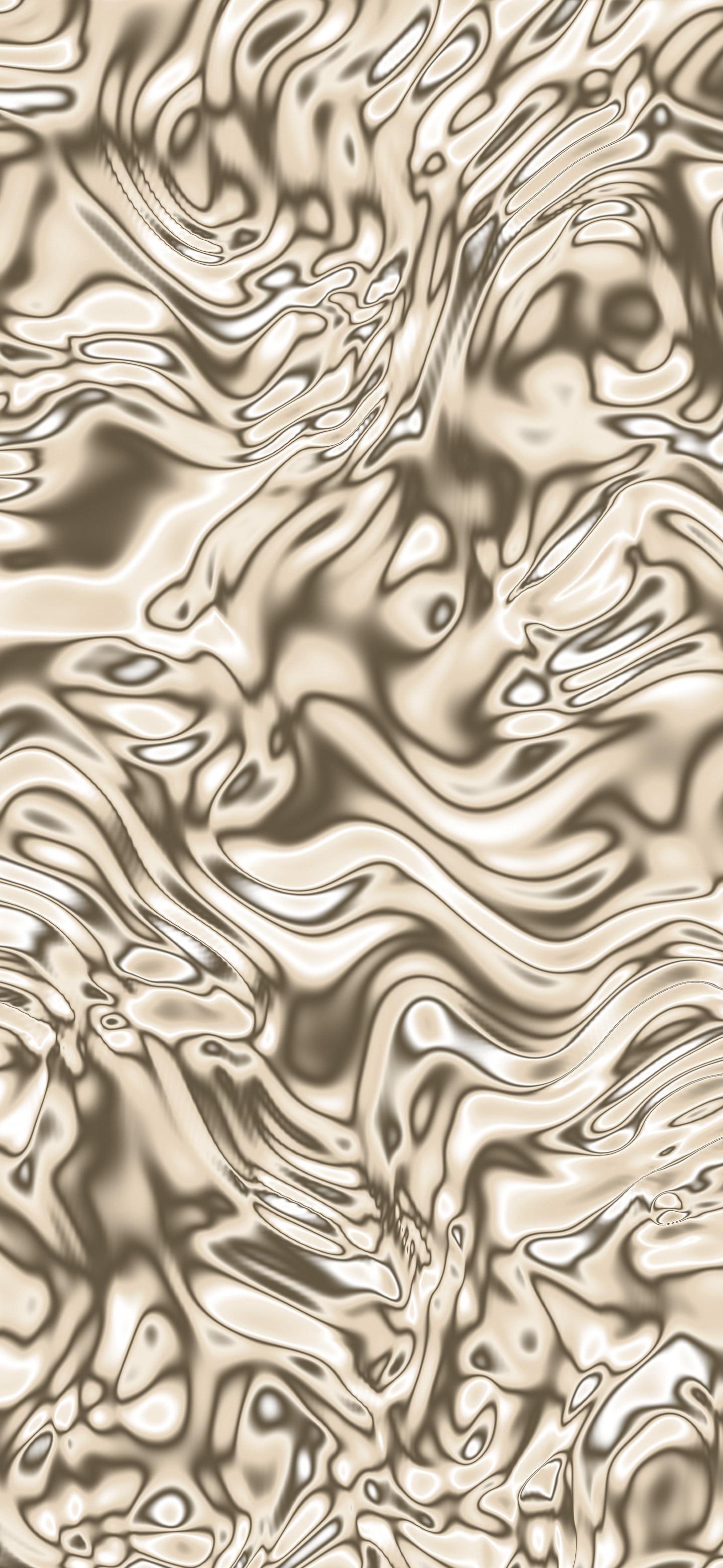 Beige Liquid Chrome wallpaper for iPhone and Android