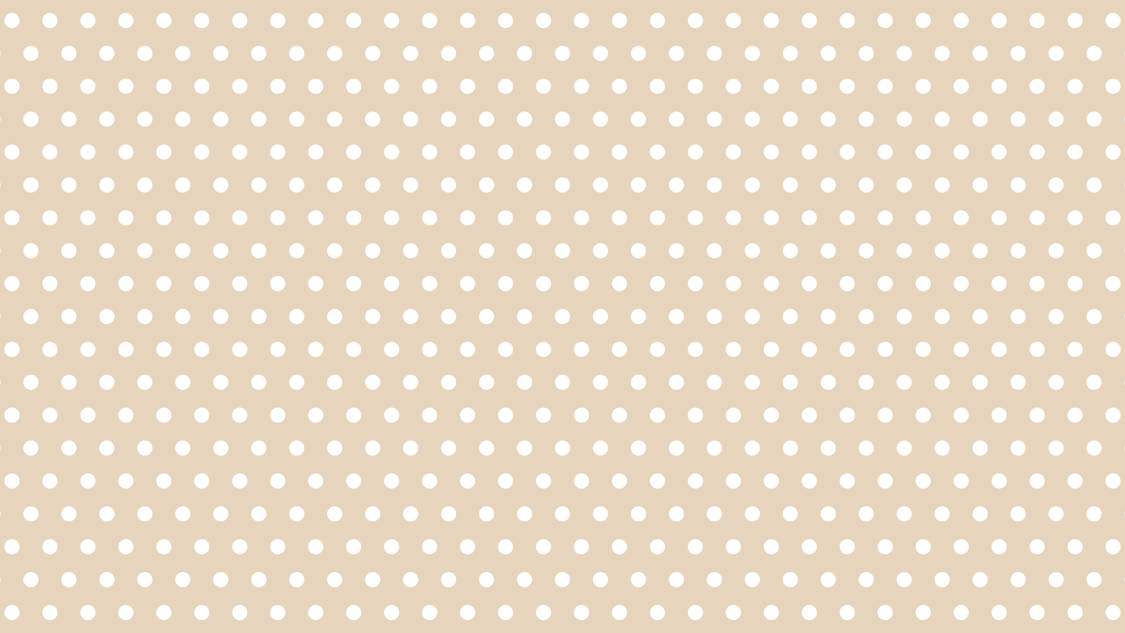 Beige Mini Polka Dot desktop wallpaper in 4K