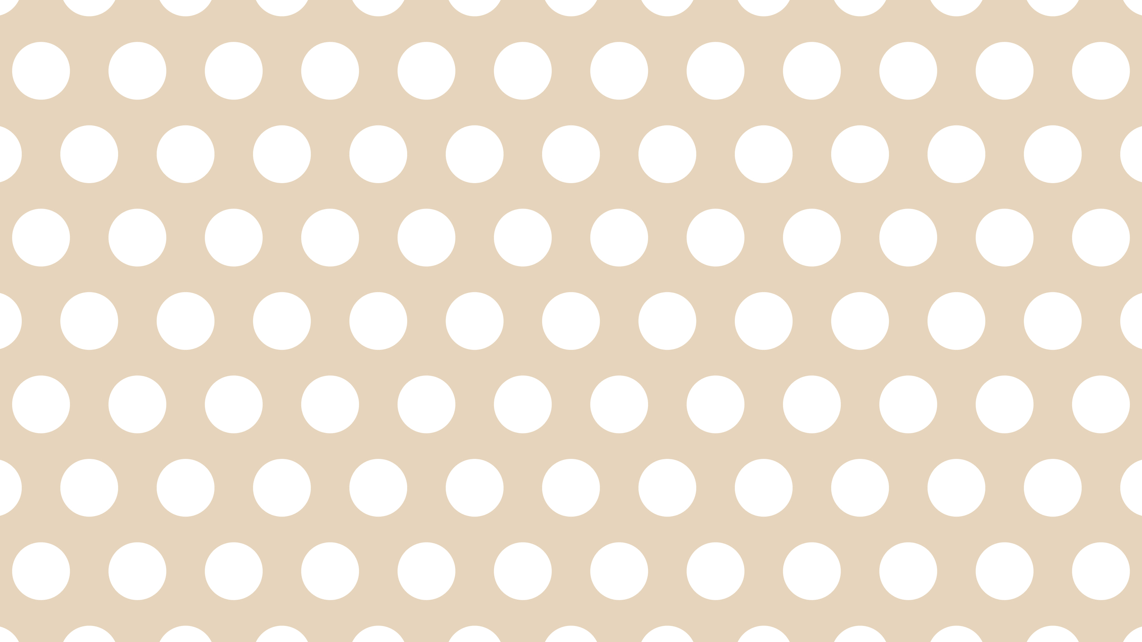 Beige Polka Dot desktop wallpaper in 4K
