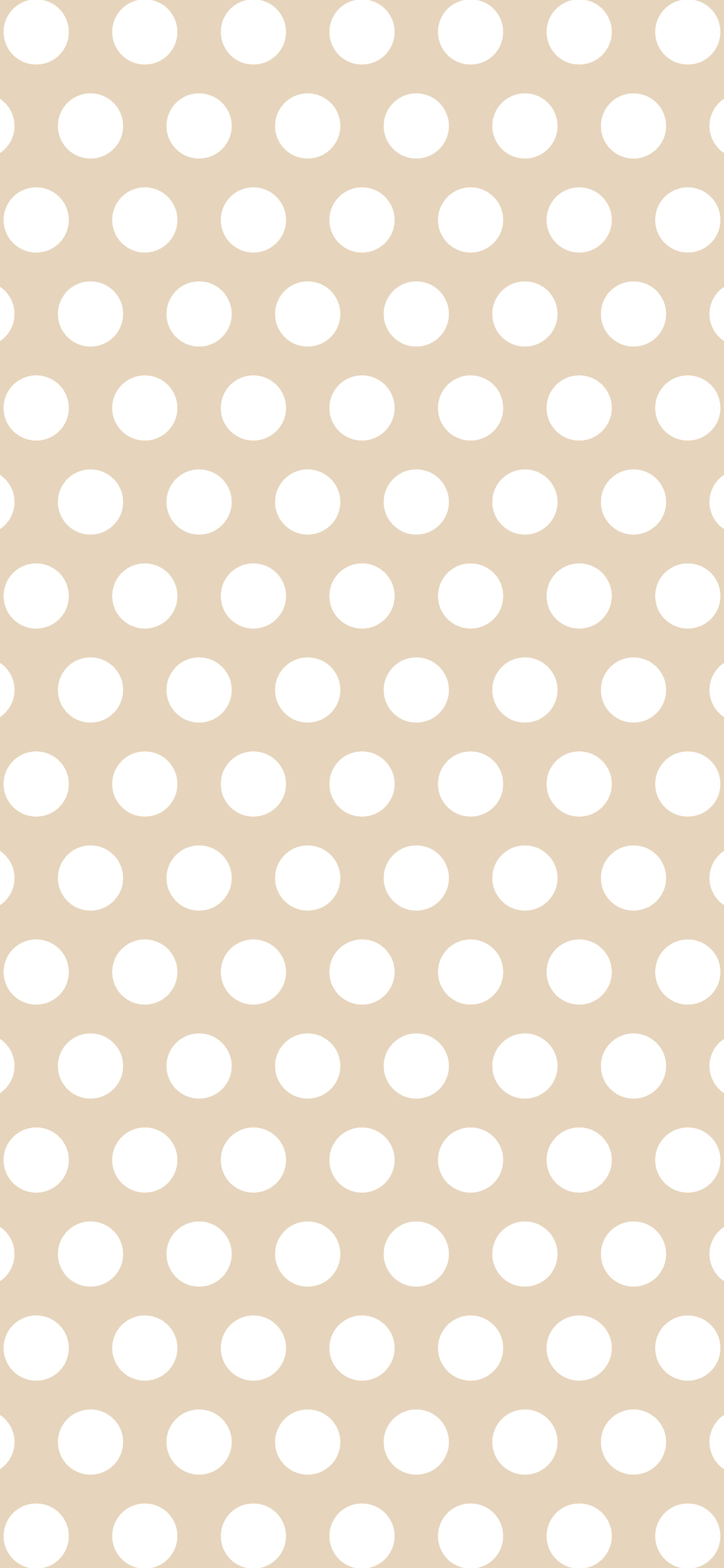 Beige Polka Dot wallpaper for iPhone and Android