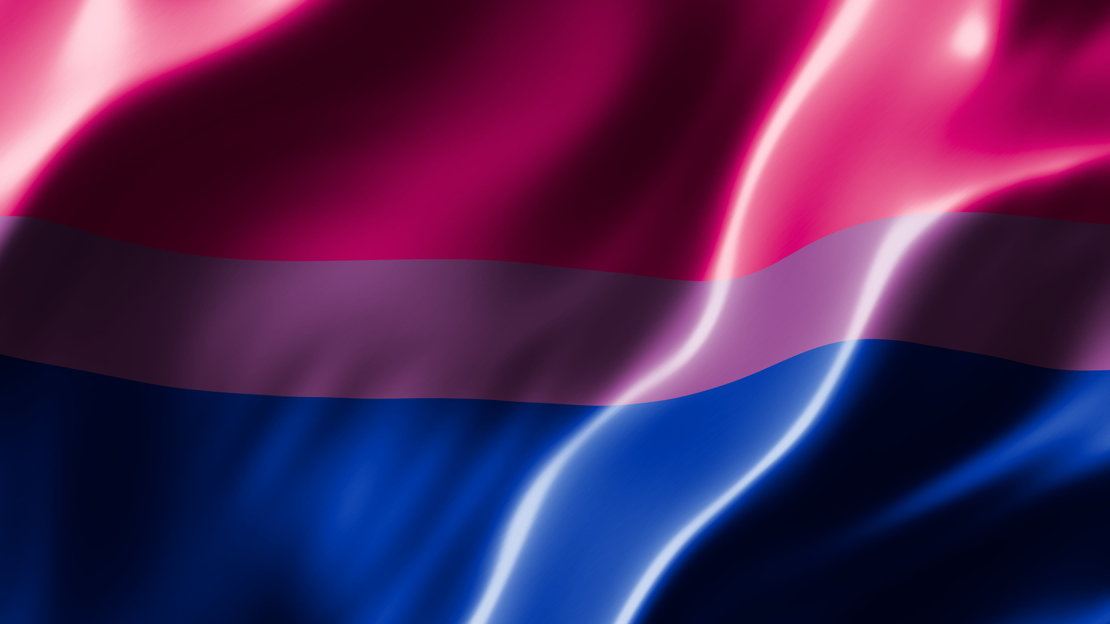 Bisexual Silk Pride Flag desktop wallpaper in 4K