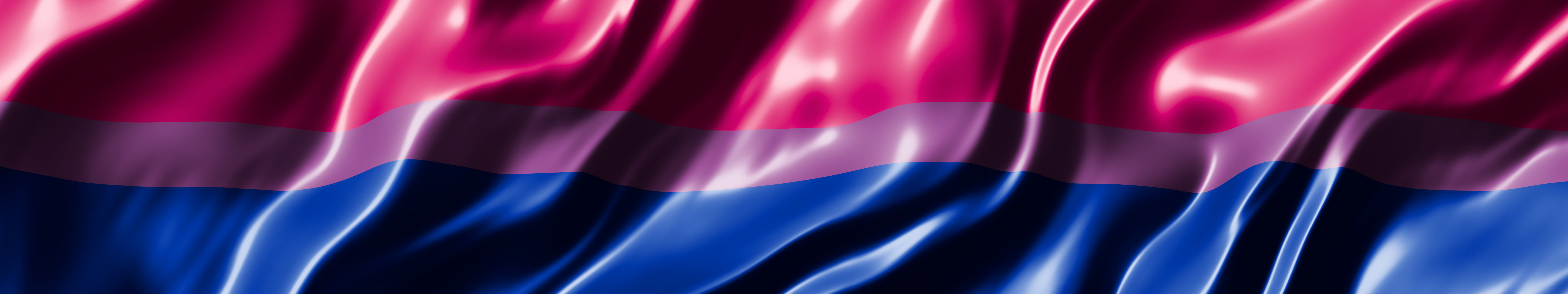 Bisexual Silk Pride Flag triple monitor wallpaper, 7680 × 1440