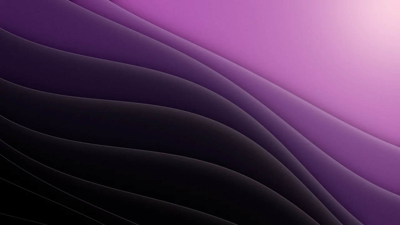 Black 3D Paper Cut Abstract Curves desktop wallpaper in 4K