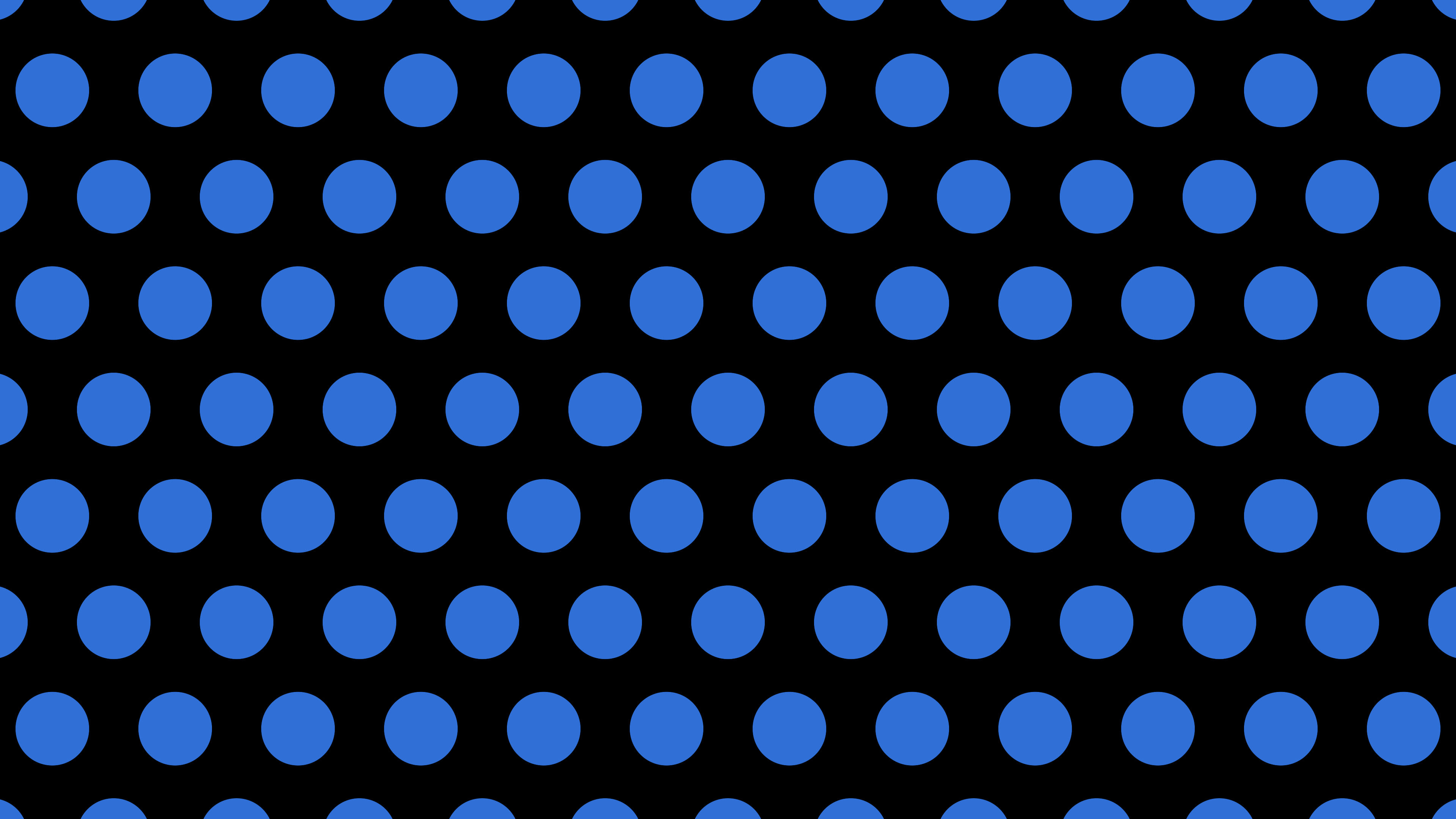 Black and Blue Polka Dot desktop wallpaper in 4K