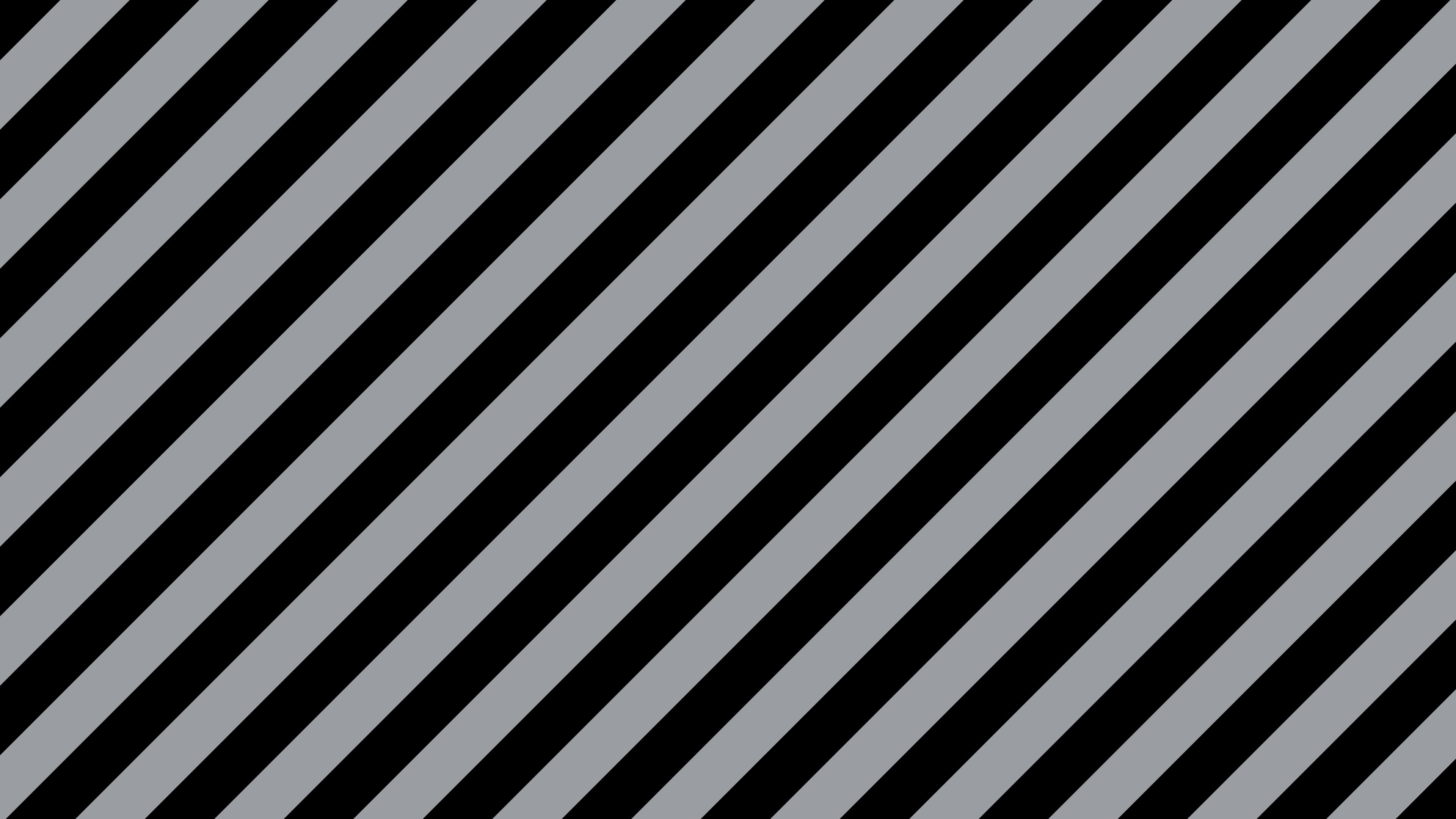 Black and Gray Diagonal Striped desktop wallpaper in 4K