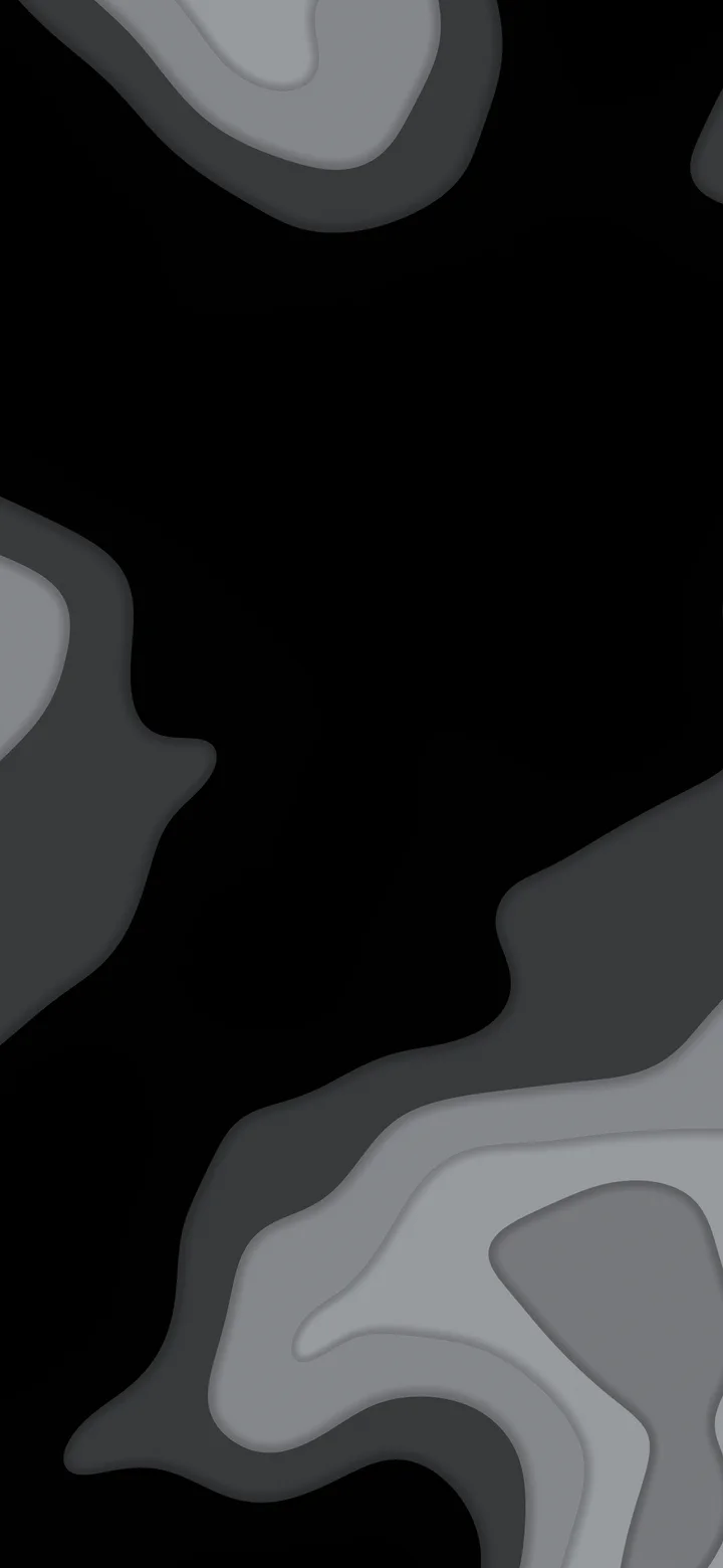 Black and Gray Layered Topographic wallpaper for iPhone and Android