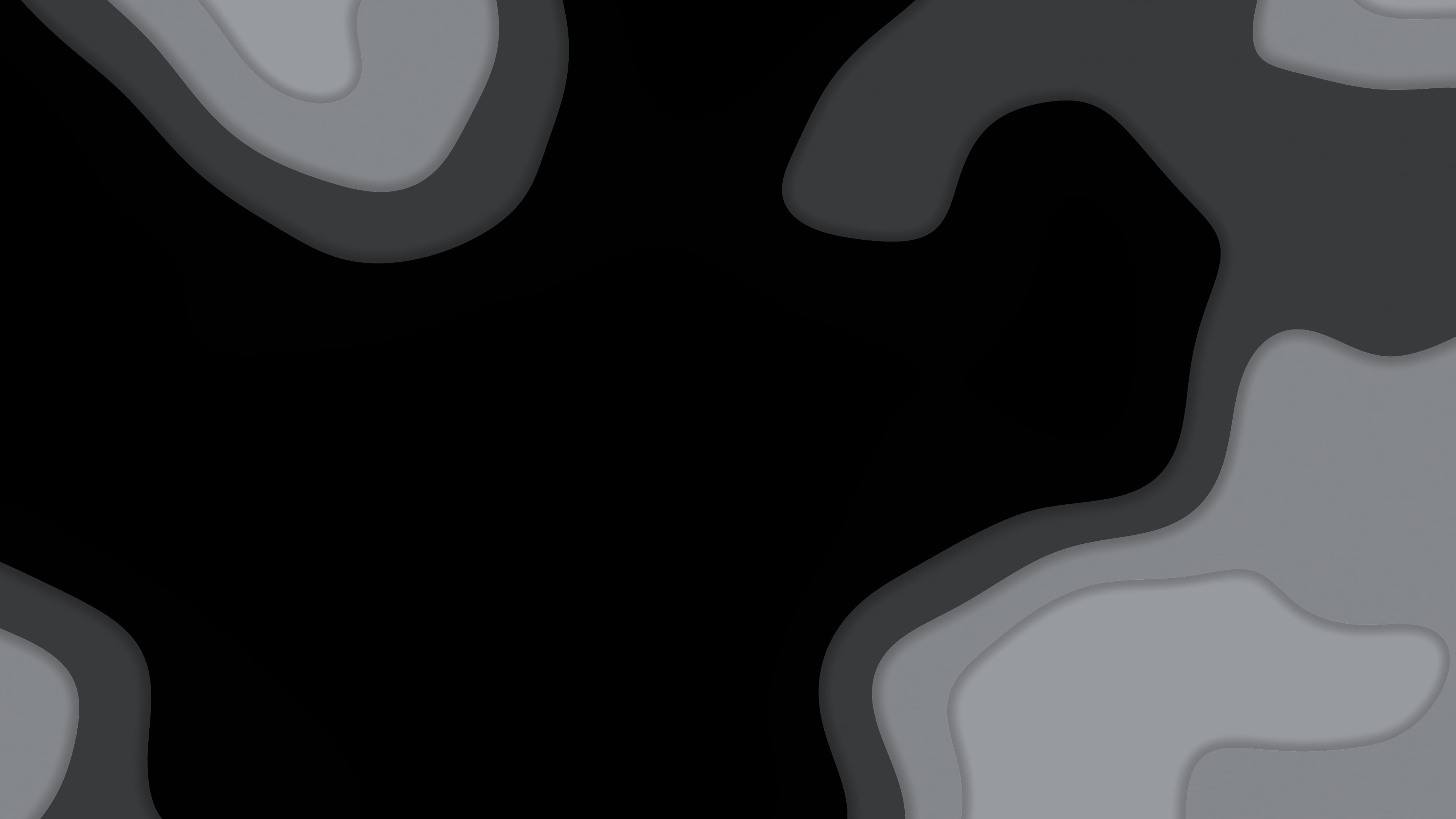 Black and Gray Layered Topographic desktop wallpaper in 4K