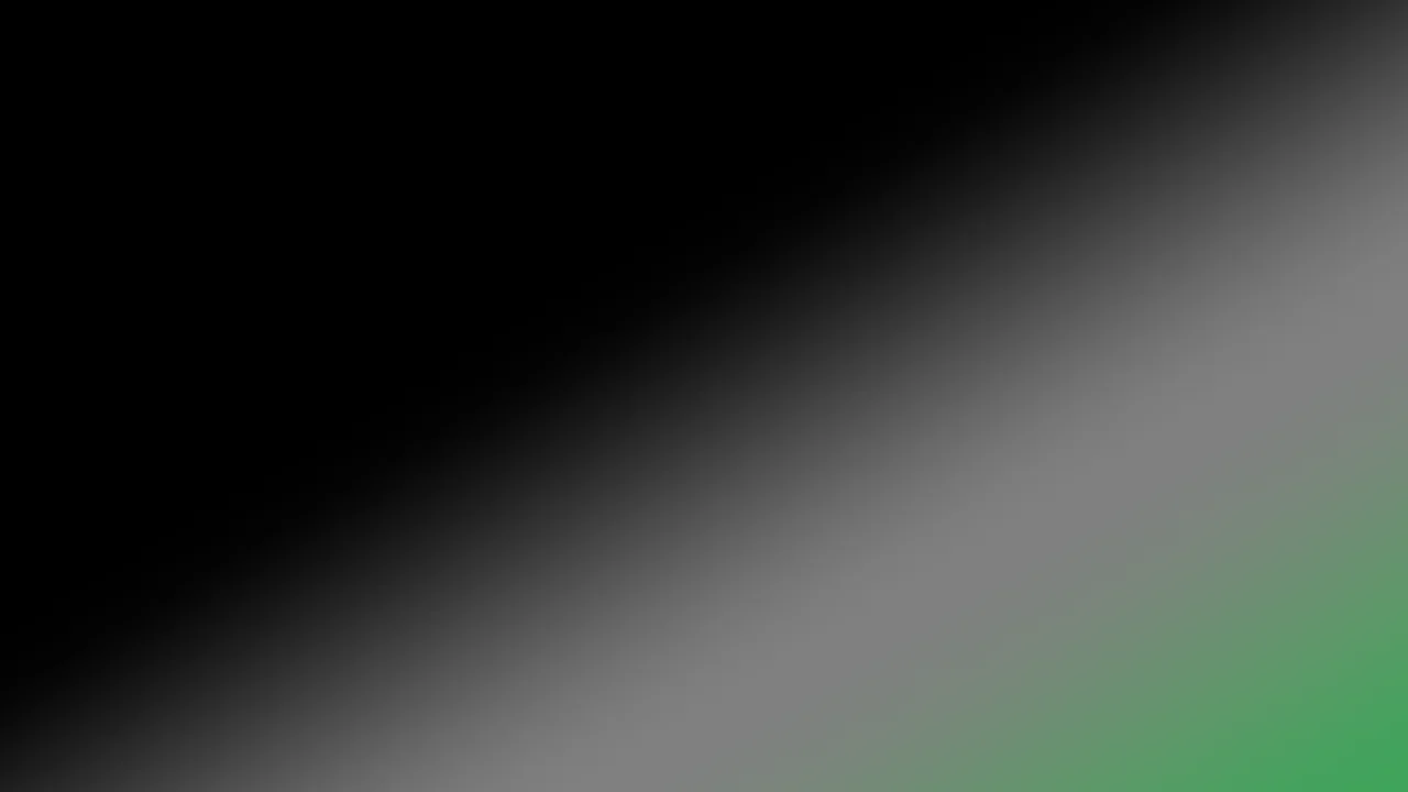 Black and Green Diagonal Ombre Gradient desktop wallpaper in 4K