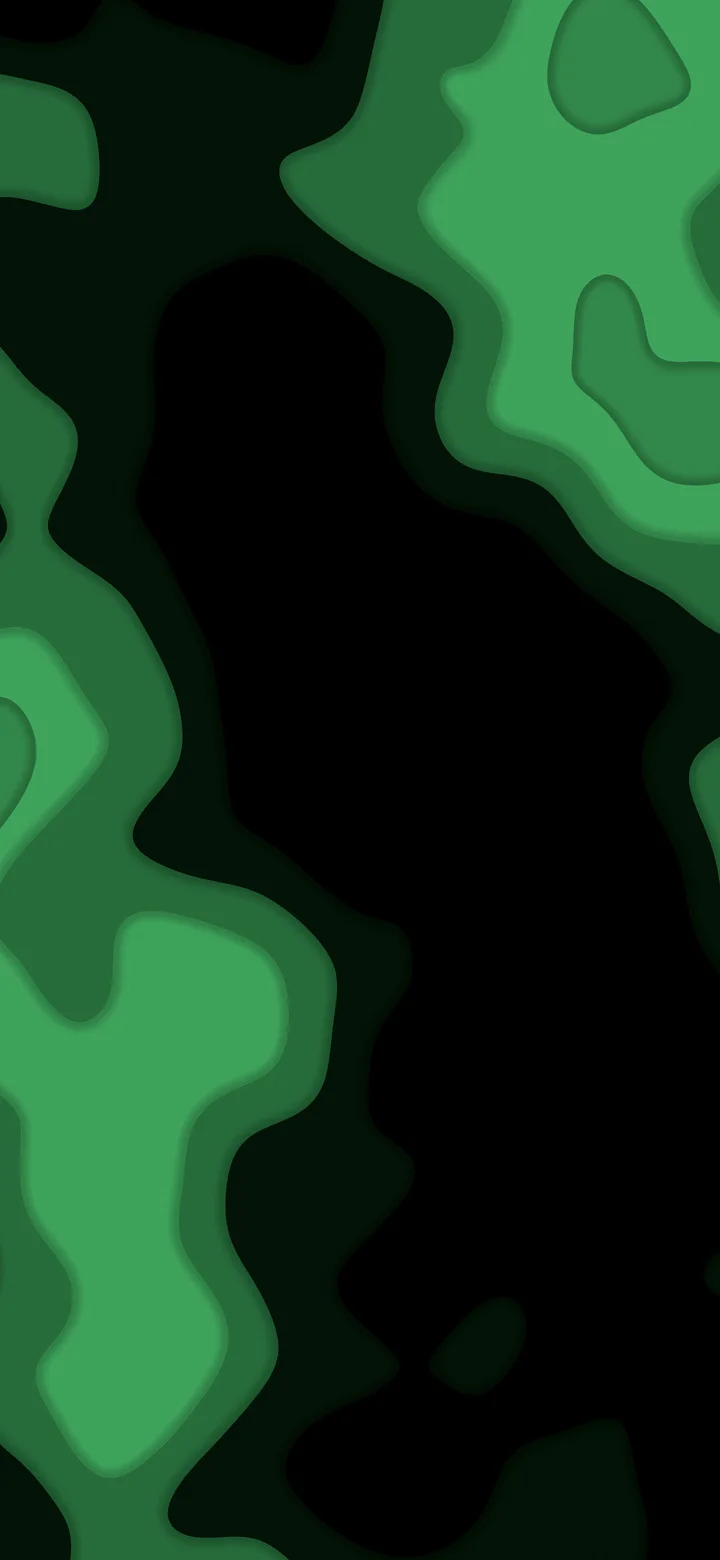 Black and Green Layered Topographic wallpaper for iPhone and Android