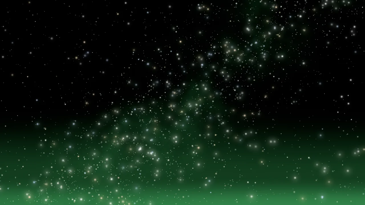 Black and Green Milky Way Galaxy desktop wallpaper in 4K