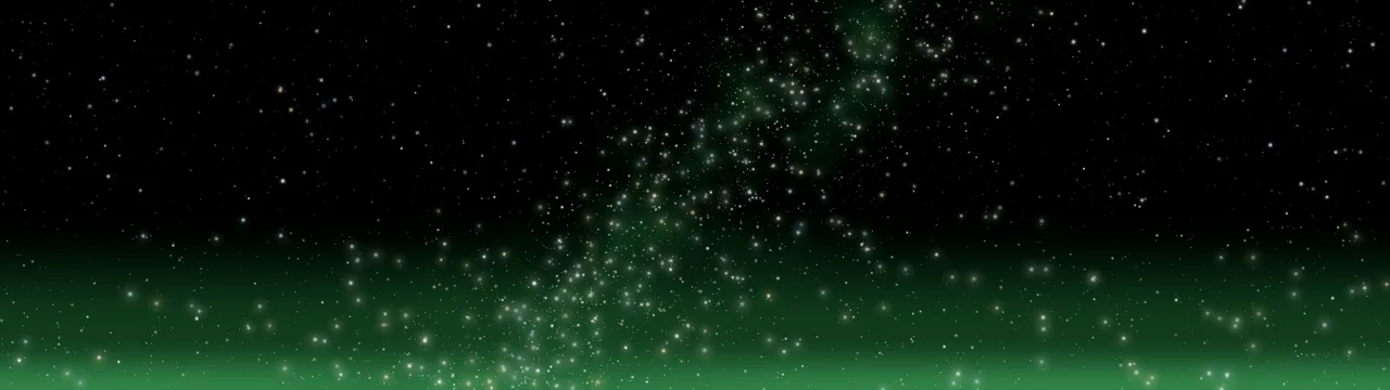 Black and Green Milky Way Galaxy dual monitor wallpaper, 7680 × 2160