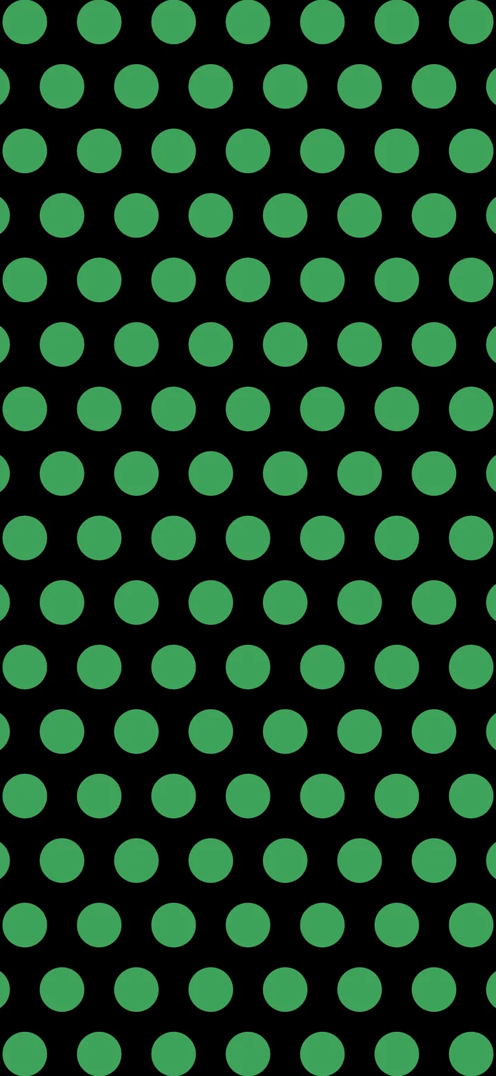 Black and Green Polka Dot wallpaper for iPhone and Android