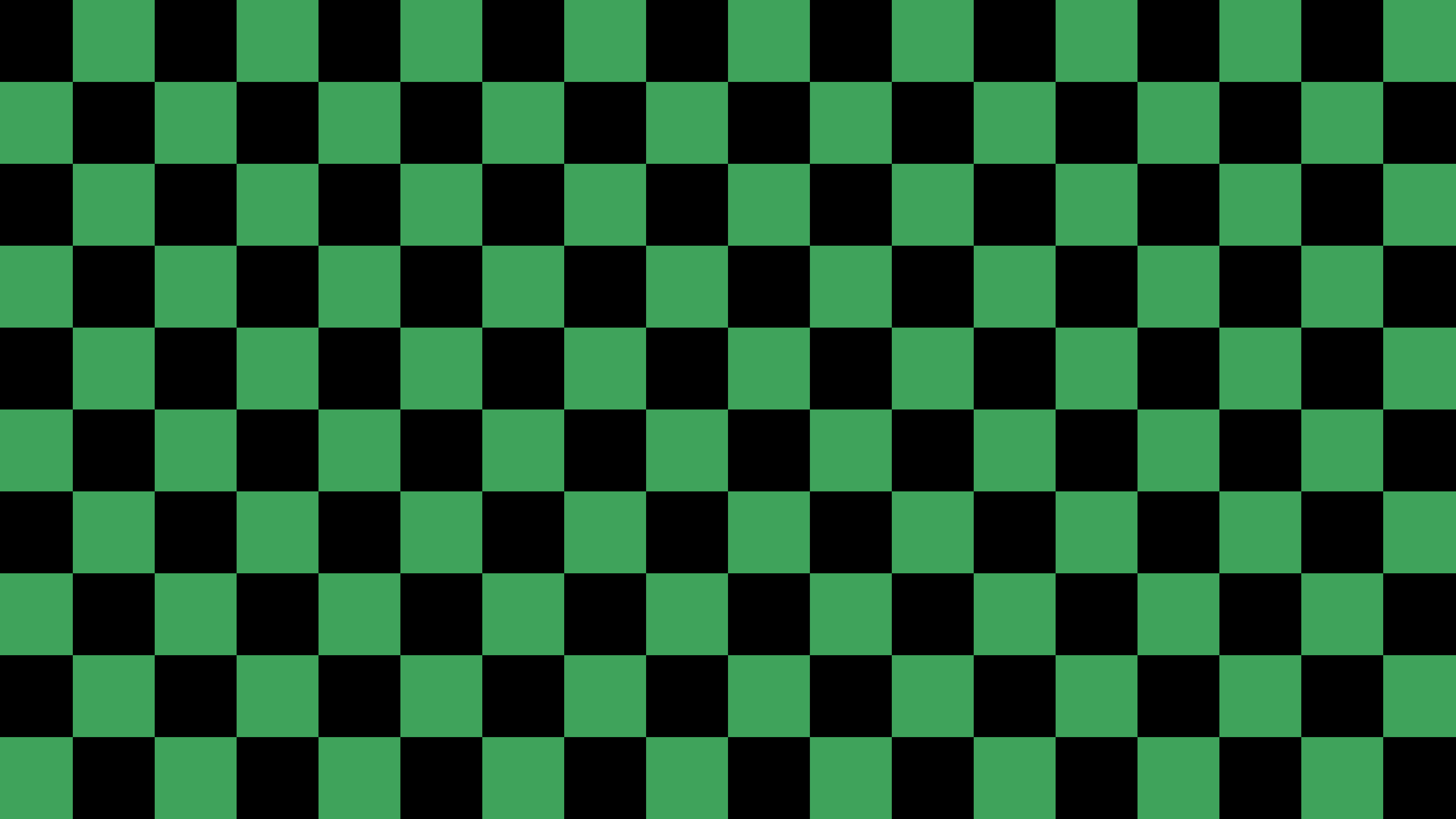 Black and Green Small Checkered desktop wallpaper in 4K