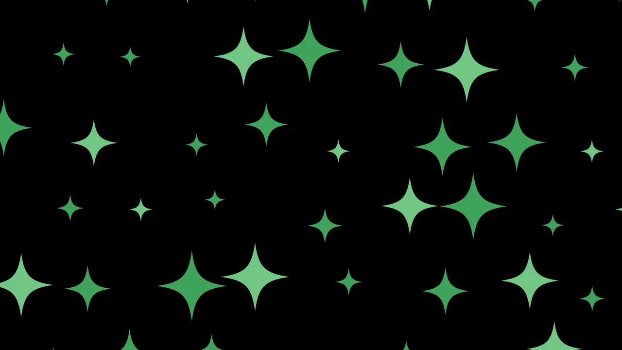 Black and Green Sparkle Pattern desktop wallpaper in 4K