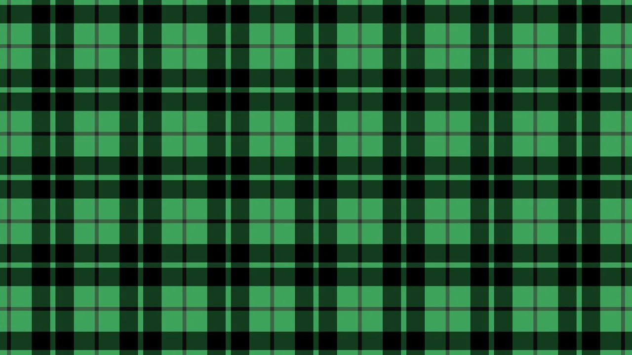 Black and Green Tartan Plaid desktop wallpaper in 4K