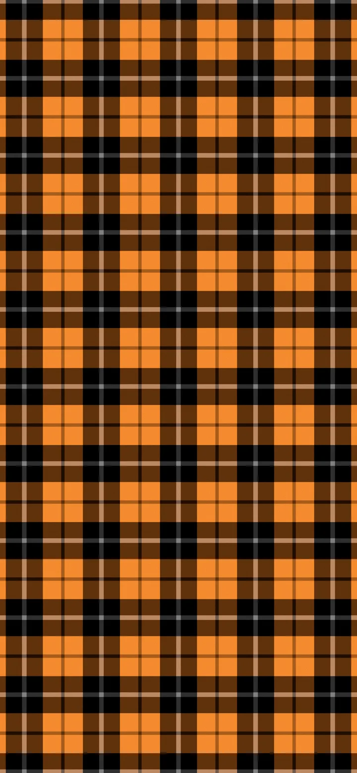 Black and Orange Tartan Plaid wallpaper for iPhone and Android