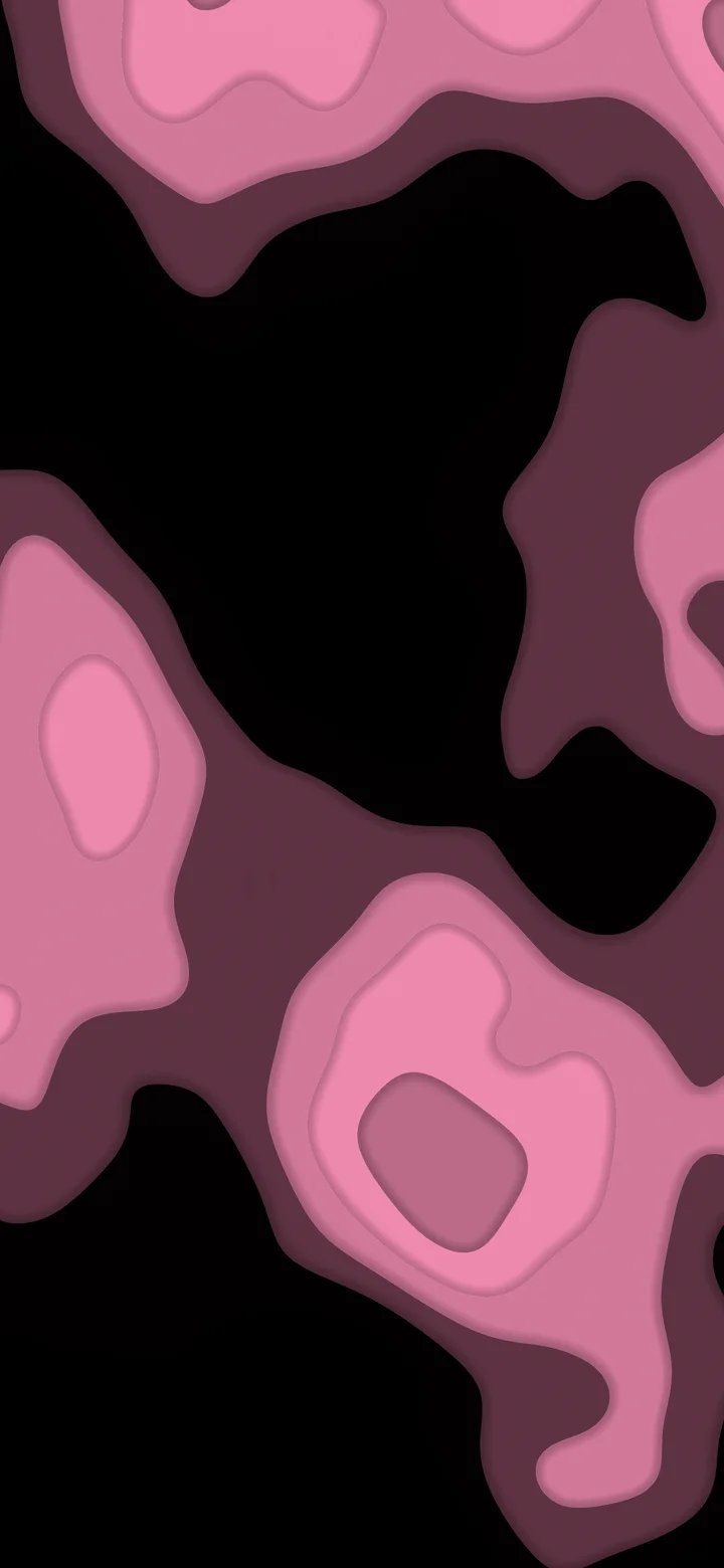 Black and Pink Layered Topographic wallpaper for iPhone and Android