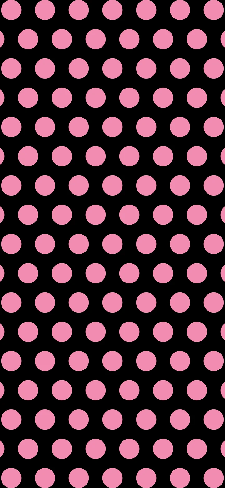 Black and Pink Polka Dot wallpaper for iPhone and Android