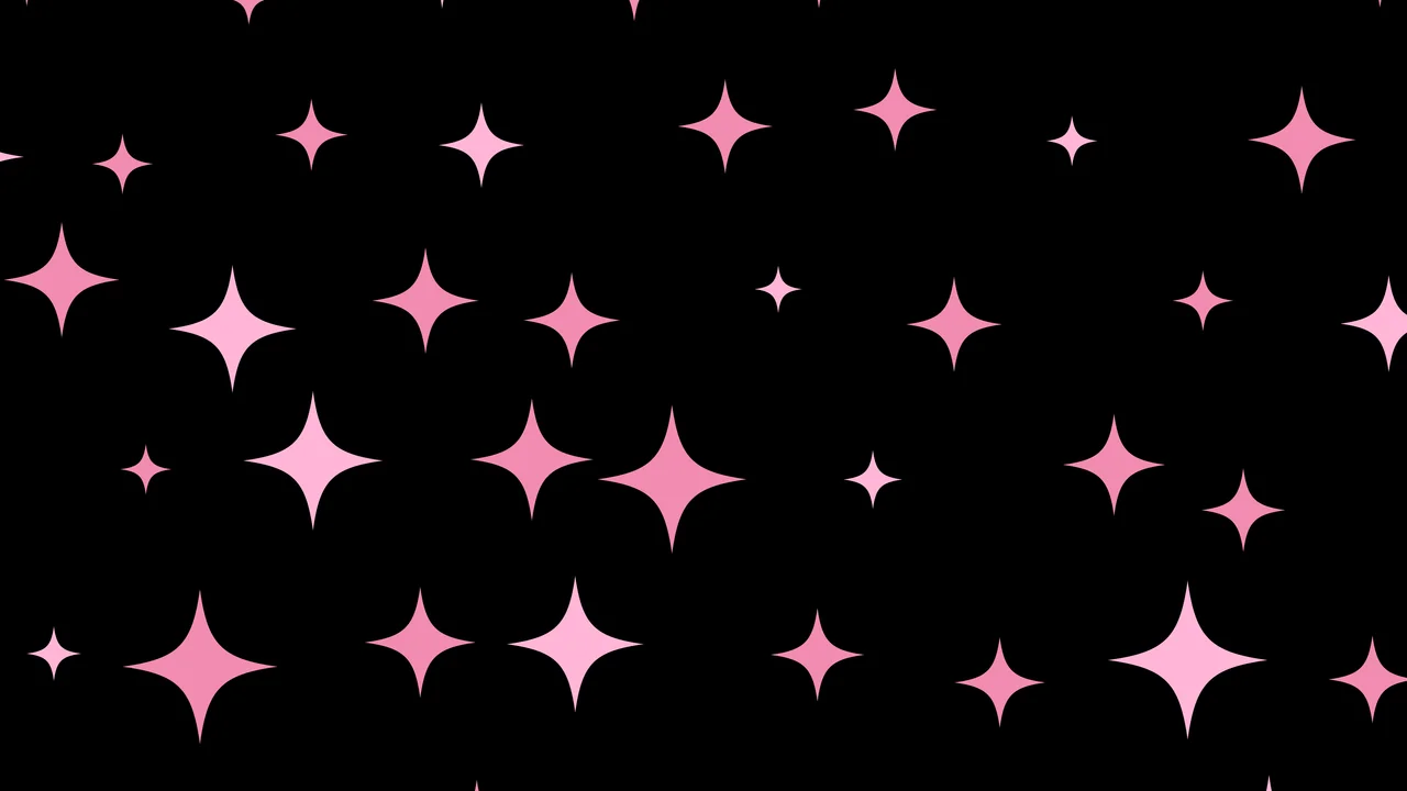 Black and Pink Sparkle Pattern desktop wallpaper in 4K