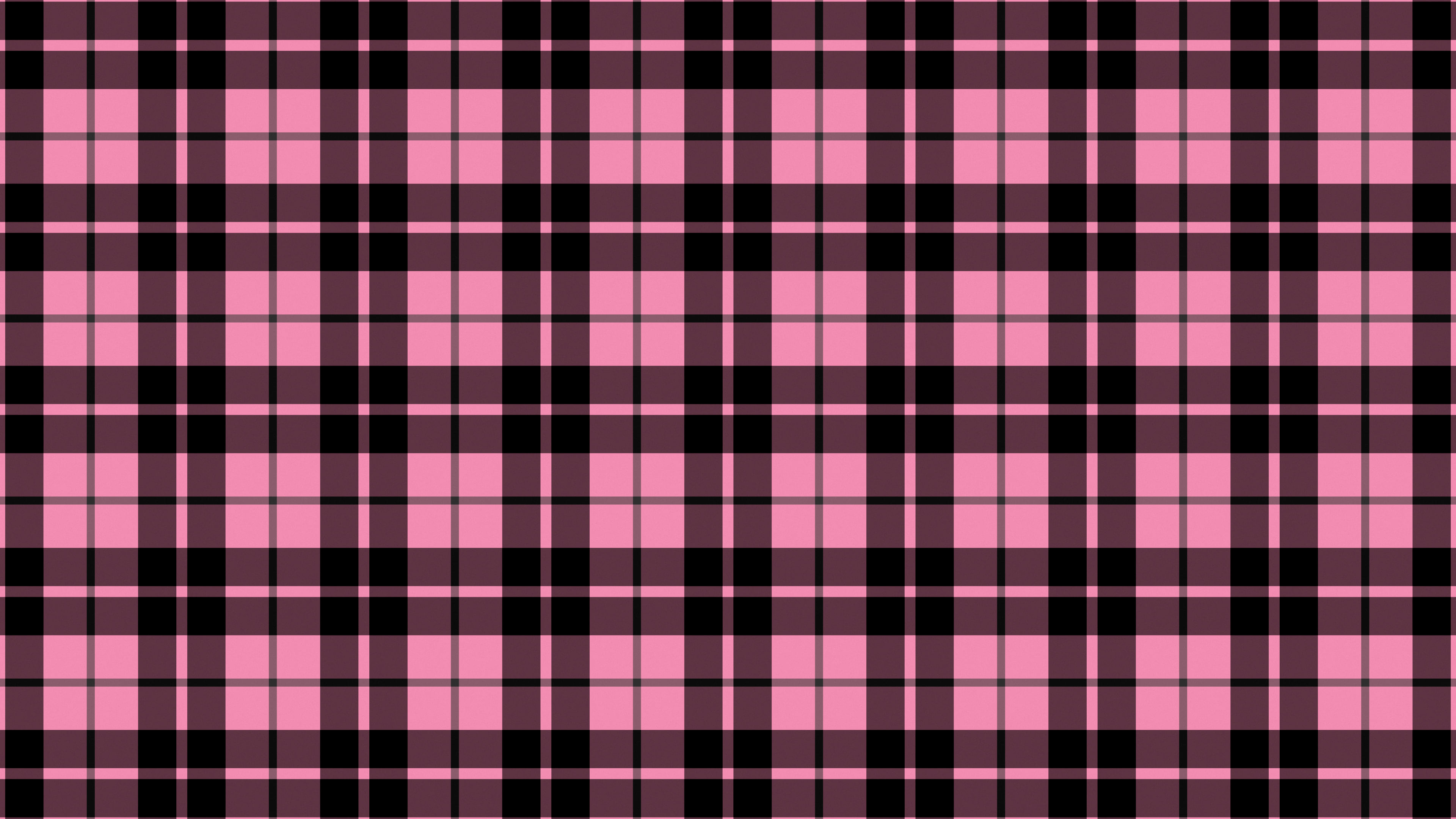 Black and Pink Tartan Plaid desktop wallpaper in 4K